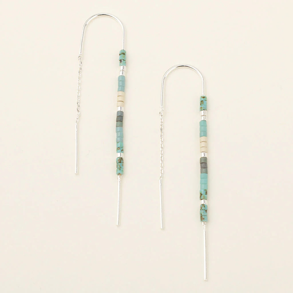 Chromeolor Miyuki Thread Earring