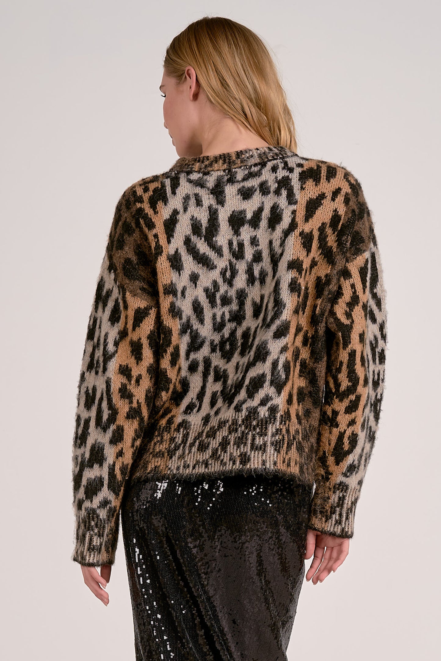 Brown Cheetah Sweater