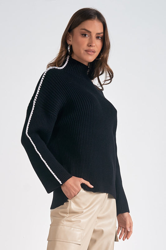 Mock Neck Sweater SW11113