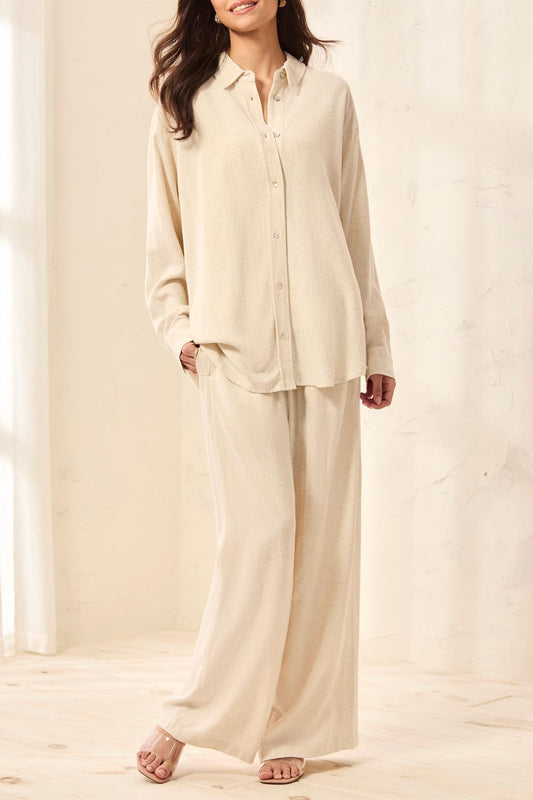 Canvas Button Front Shirt