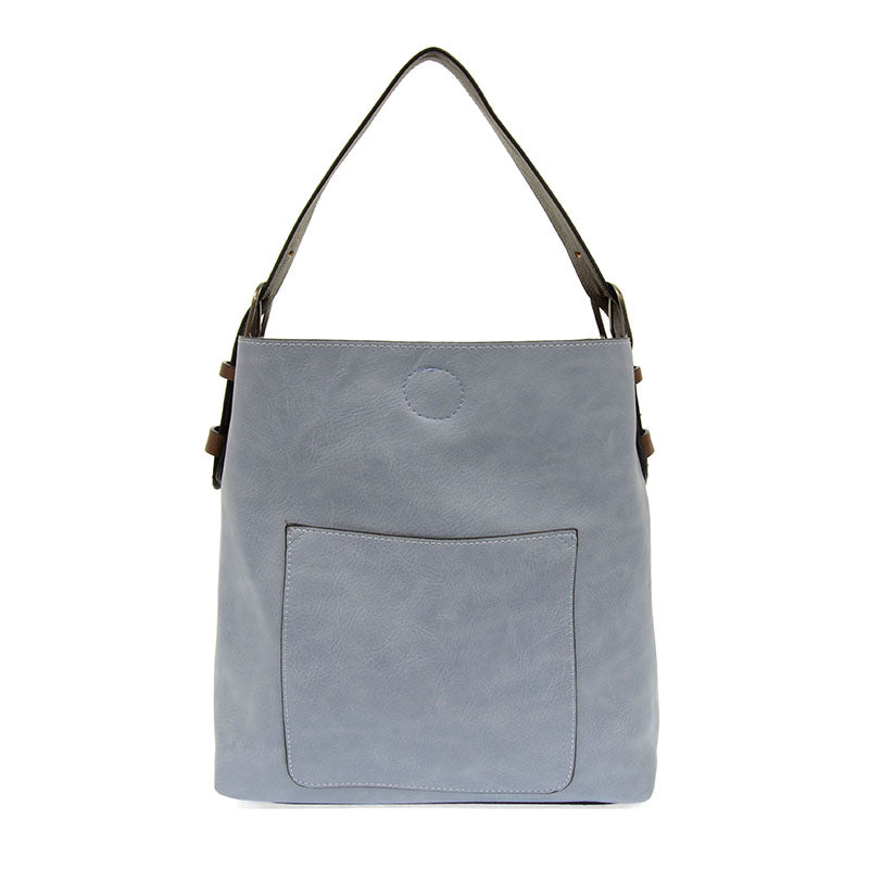 Color Hobo bag w/ Coffee Handle