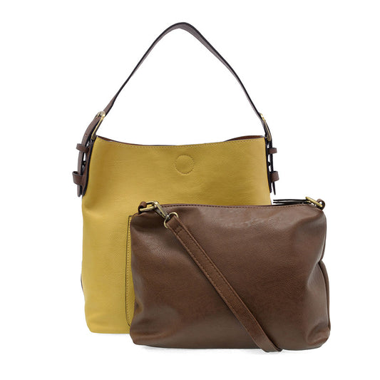 Color Hobo bag w/ Coffee Handle